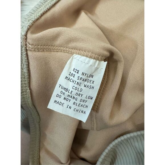 Kortni Jeane Youth Down in Front Ruffle Bottoms Taupe 12/13 - Picture 5 of 6